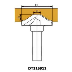 Фреза DT115911