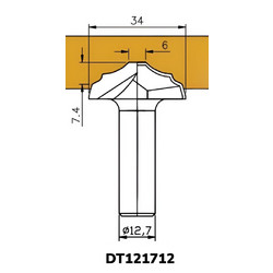 Фреза DT121712