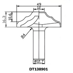 Фреза DT138901