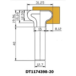 Фреза DT1174398-20