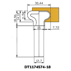 Фреза DT1174574-18