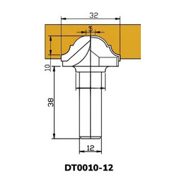 Фреза DT0010-12