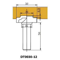 Фреза DT0030-12