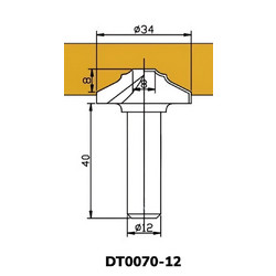 Фреза DT0070-12