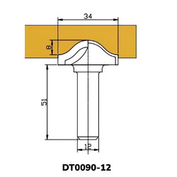 Фреза DT0090-12