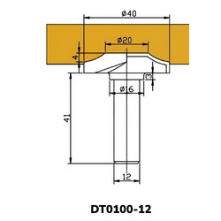 Фреза DT0100-12