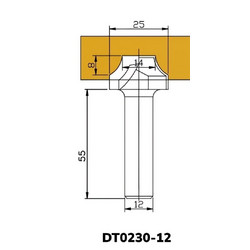 Фреза DT0230-12