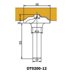 Фреза DT0200-12