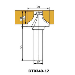 Фреза DT0340-12