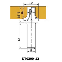 Фреза DT0300-12