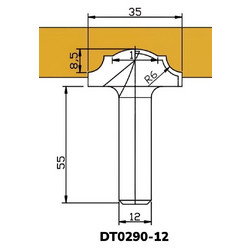 Фреза DT0290-12