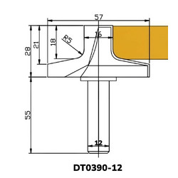 Фреза DT0390-12