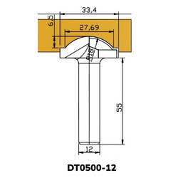 Фреза DT0500-12