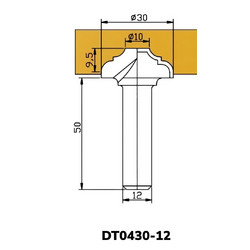 Фреза DT0430-12