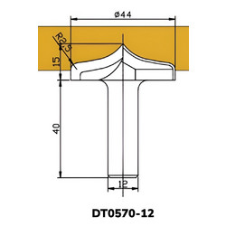 Фреза DT0570-12