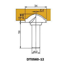 Фреза DT0560-12