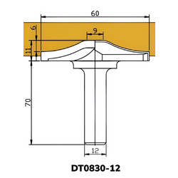 Фреза DT0830-12