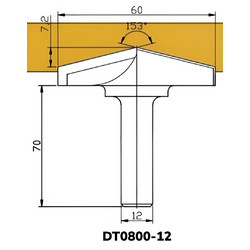 Фреза DT0800-12