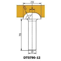Фреза DT0790-12