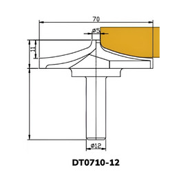 Фреза DT0710-12