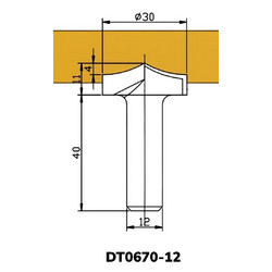 Фреза DT0670-12