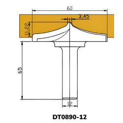 Фреза DT0890-12