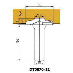 Фреза DT0870-12
